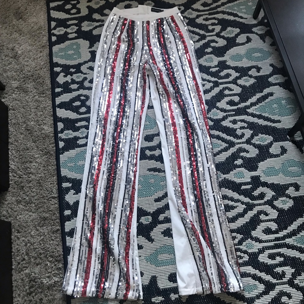 Pretty little thing high waisted sequin pants